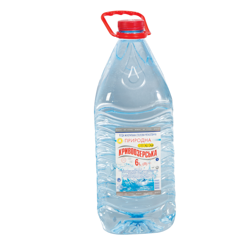 Вода мінеральна КРИВООЗЕРСЬКА, негазована, 6л